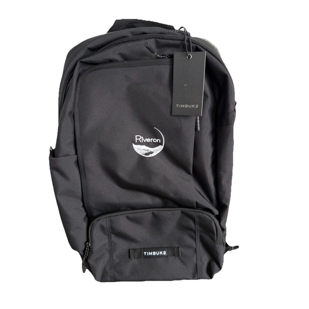 Timbuk2 Parkside Eco Backpack Laptop Travel Black Work Bag - NWT - Riveron